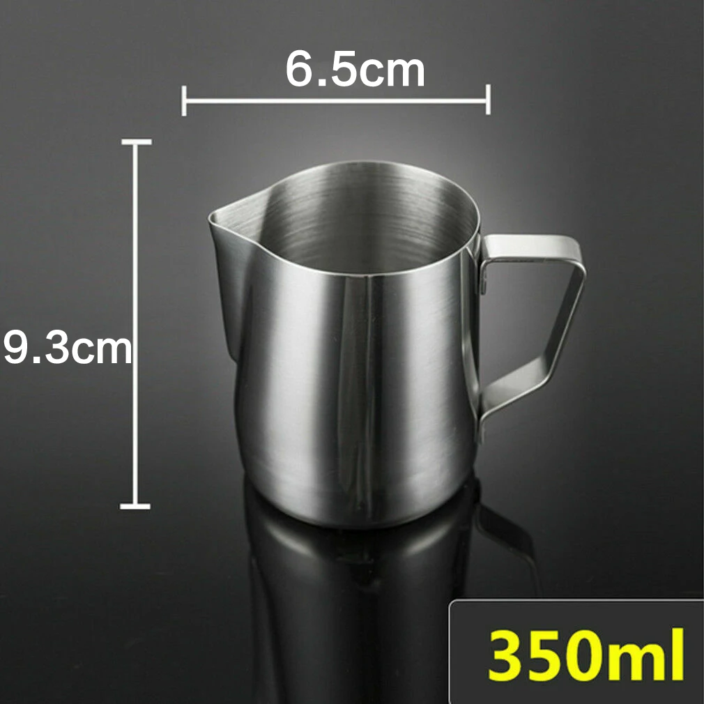 100/350/600ml Milk Jugs Fashion Stainless Steel Milk Craft Milk Frothing thumbnail 1