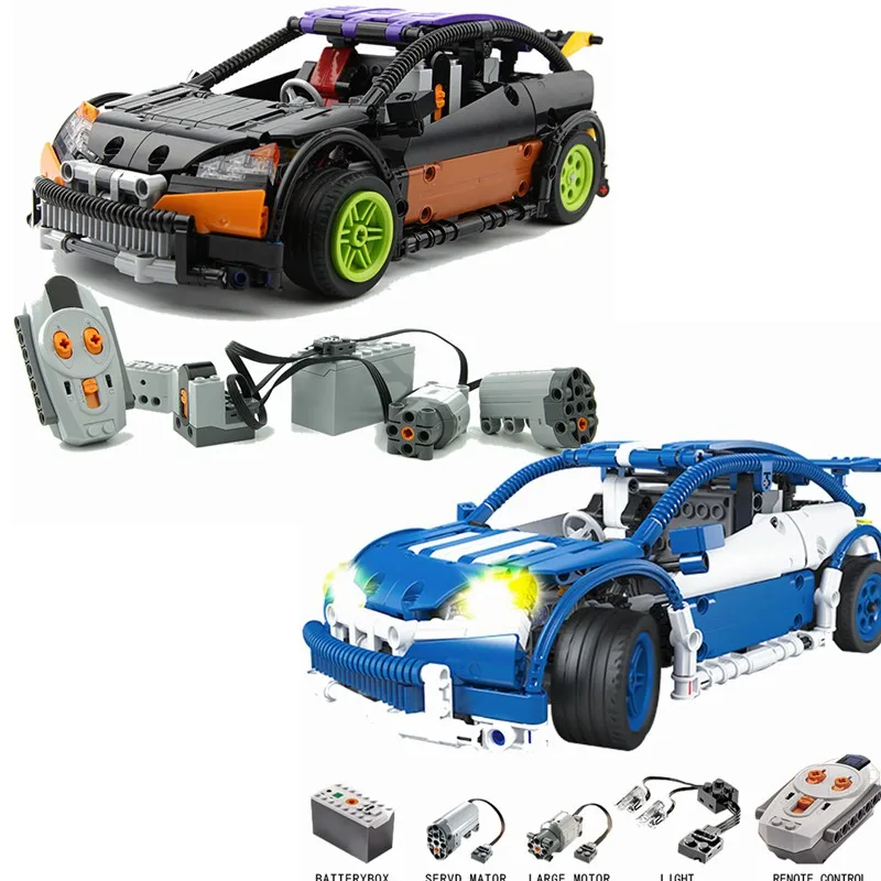 

Technic The Racing Car with Power Function Motor 593PCS Building Blocks Toys for Children Compatible for Legoing Technic Car