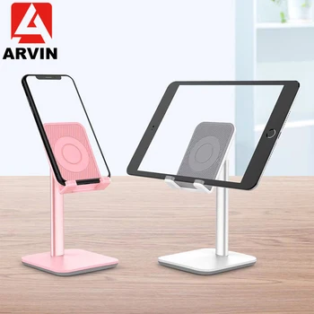 

Arvin Tablet Phone Stand Holder for Ipad Air Mini 1 2 3 4 5 Desktop 4-10" Cell Phone Stand Mount for Iphone X 8 Samsung Huawei