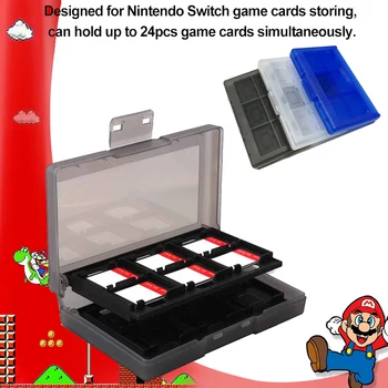 

24 In 1 Portable Storage Hard Shell Games Card Box Game Cards For Nintendo Switch Nintendoswitch Nintend Switch Case Accessories