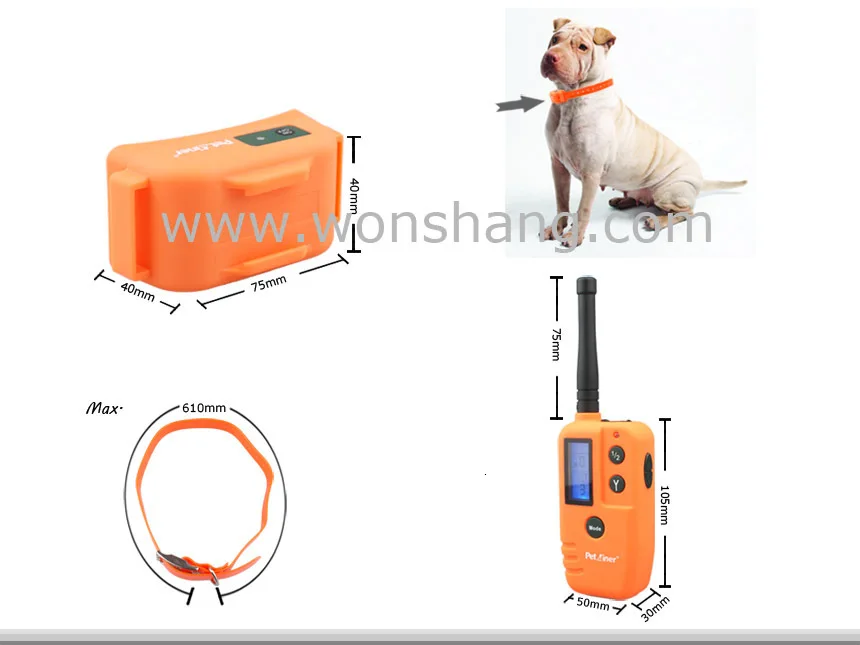 Отправка Happy Hound специализированный предметный орган 500 метров пульт дистанционного управления Водонепроницаемый может заряжать Электрический шок тренировка