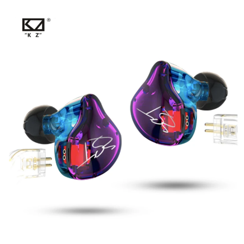 

Dropshipping KZ ZST Driver Earphone Detachable Cable HiFi Music Sports Earbuds In Ear Audio Monitors Noise Isolating