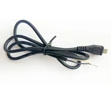 15 шт., высокое качество, Черный micro Usb штекер, 2 провода, кабель питания, шнур, припой, 0,7 м, 70 см, разъемы, максимальный ток, 3 А, для зарядки, сделай сам