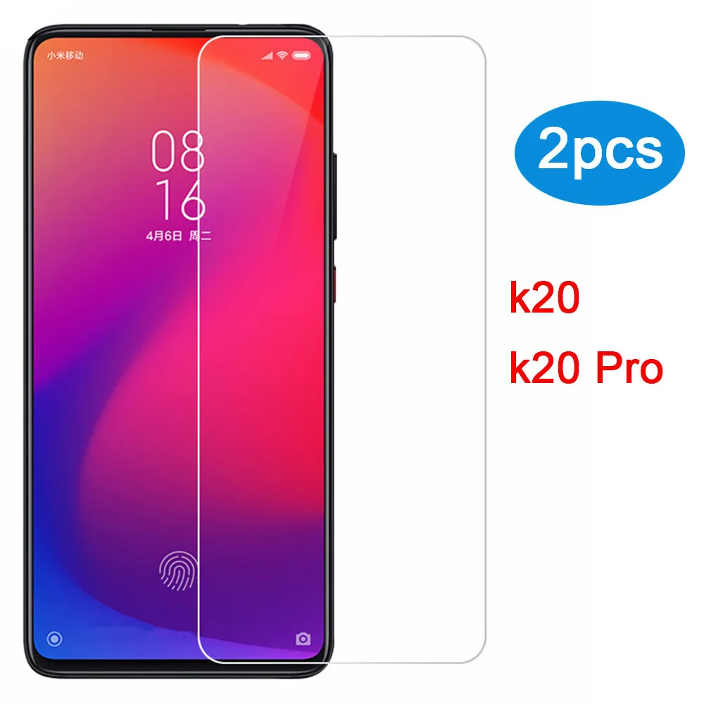 

2pcs Glass For Xiaomi Redmi k20 Pro Note 7 6Pro 5APro 6 6A Tempered Glass Screen Protector on Xiomi A2 Lite Transparent Film
