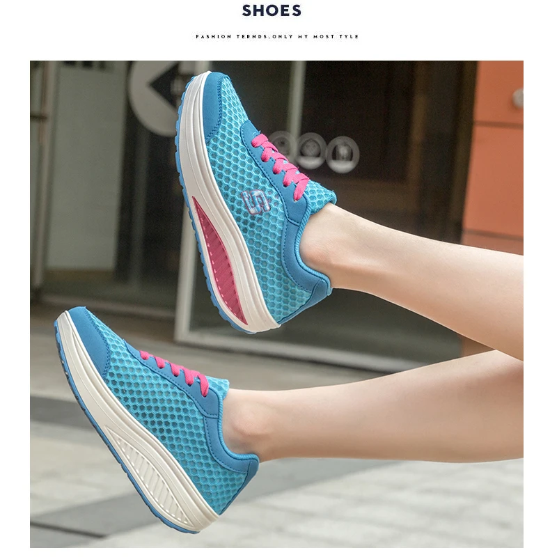 Hot Sale Sports Shoes Woman Tennis Shoes Outdoor Sneakers Women Athletic Walking Jogging Trainers Zapatos Height Increasing