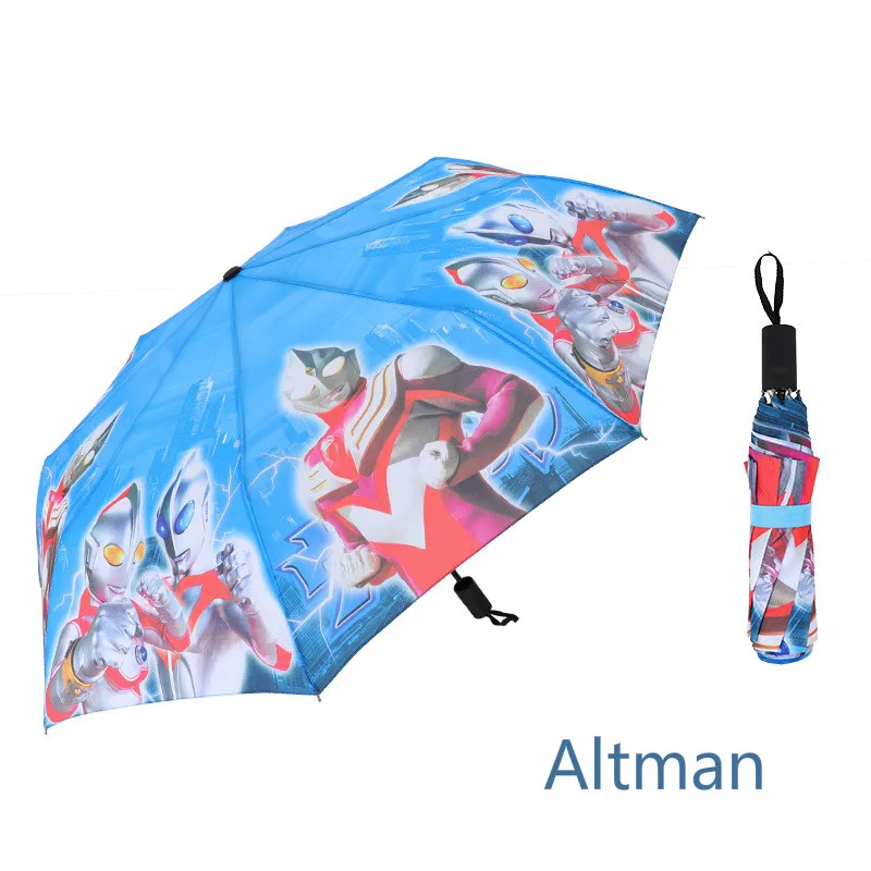 new children's umbrella folding umbrella spider-man altman transformers cartoon pattern kids umbrella 13 colors to choose from