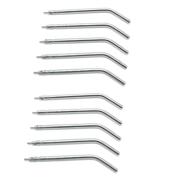 

10Pcs/pack Dentist Air Water Syringe Nozzle Spray Three-Purpose Dental Chair Accessories Teeth Whitening Steel Stainless