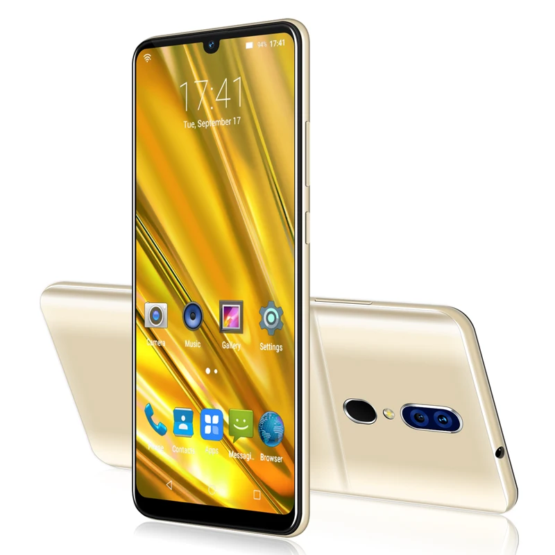 Смартфон XGODY 9T Pro 6,2" 19:9, Android 9,0, 2 ГБ, 16 ГБ, экран капли воды, мобильный телефон MTK6580, четыре ядра, две sim-карты, gps, 5 МП, 2800 мАч