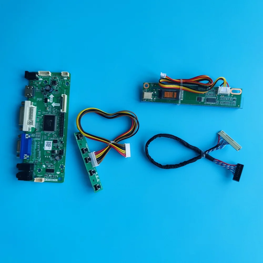 

Плата контроллера M.N68676, совместимая с HDMI, ЖК-монитор, LVDS, VGA, DVI, для B141EW04, B141EW04, V4, 1280X800, цифровой экран 14,1 дюйма
