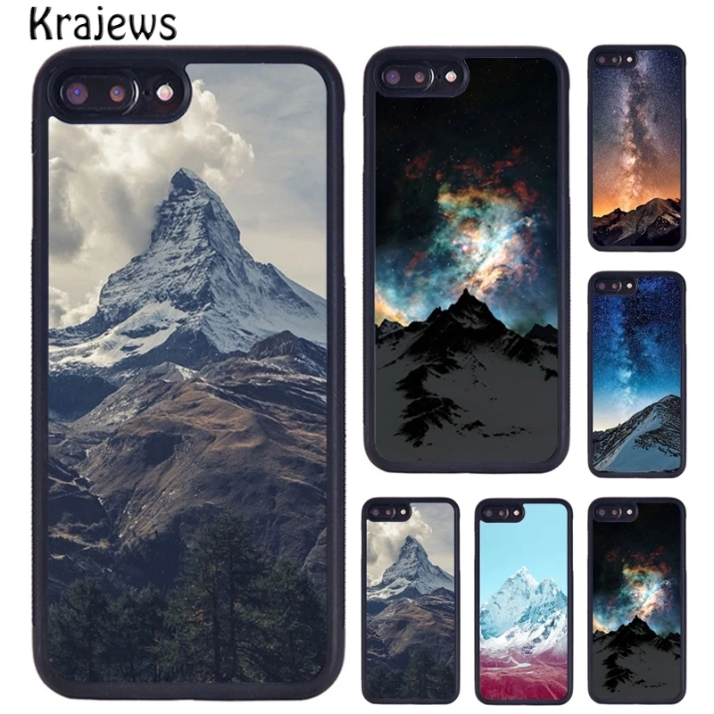 Красивый чехол для телефона krajew с изображением природного леса и гор iPhone 5 6S 7 8 plus