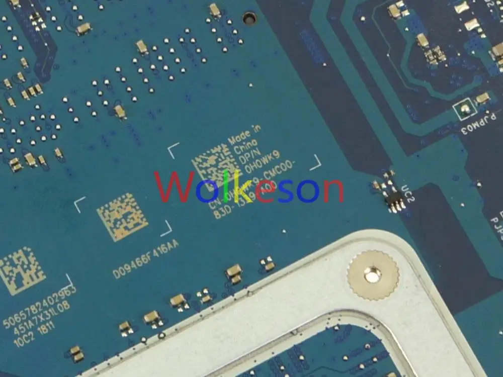 SHELI для DELL Inspiron 15 5570 материнская плата для ноутбука с I3-8130U процессором DDR4 CN-0H0WK9 0H0WK9 H0WK9 CAL60 LA-F114P тест ОК