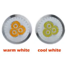 GU10 9W Dimmable прожекторы ультра яркий белый/теплый белый алюминий 300LM 85-265V