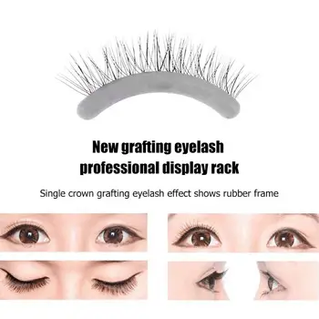 

10pcs Silicone False Lashes Display Strip with Sufficient Durability and Ruggedness Grafting Planting Eyelash Show Bar