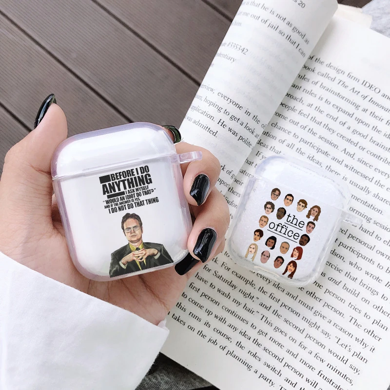 Чехол для Airpods 2 1 с изображением Майкла Скотта офисного смешного юмора 5