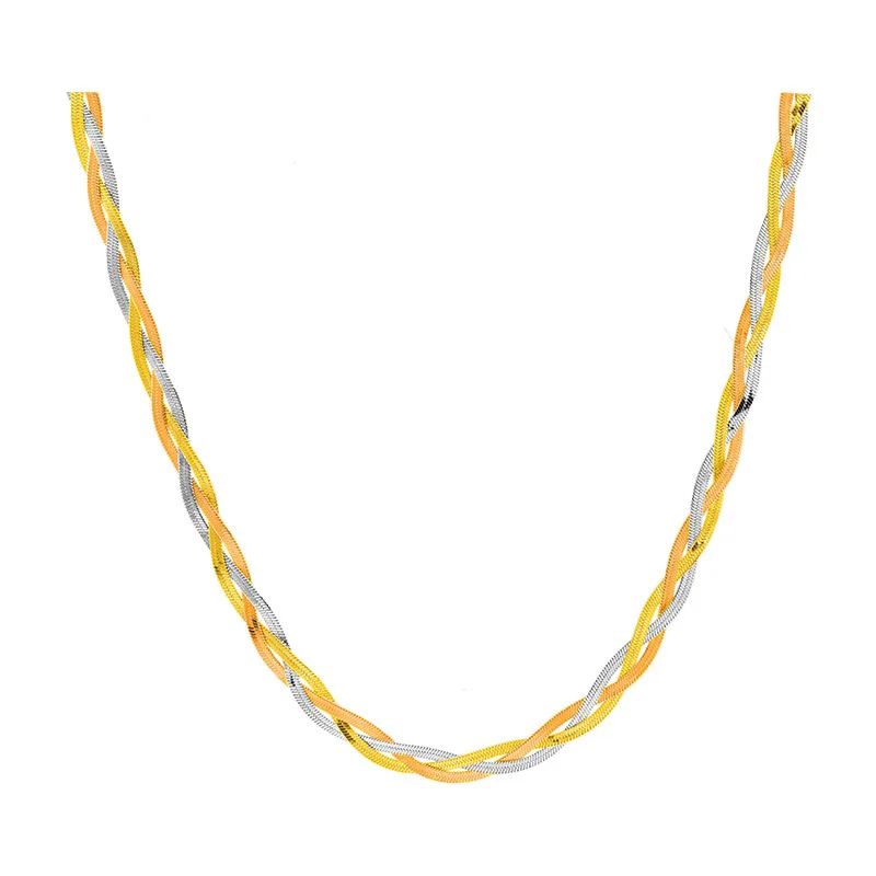 Luxury Flat Blade Snake Necklace