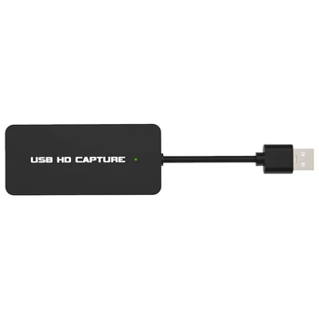 

Recorder Box VCR Player UVC Easy Install Accessories Video Capture Card Game 60fps Live Stream Audio HDMI To USB 1080P HD