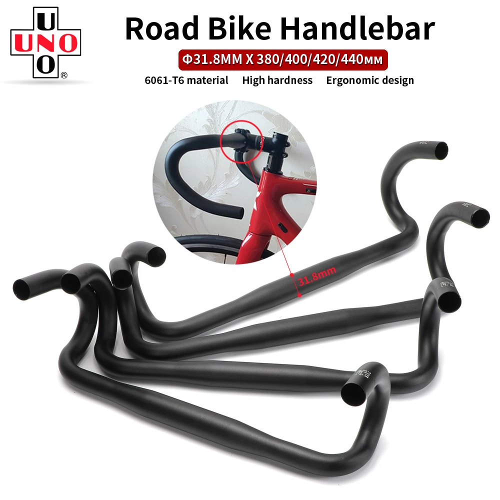 Road Bike Handlebar 31.8mm Ultralight Gravel Drop Bar 400/420/440/460mm
