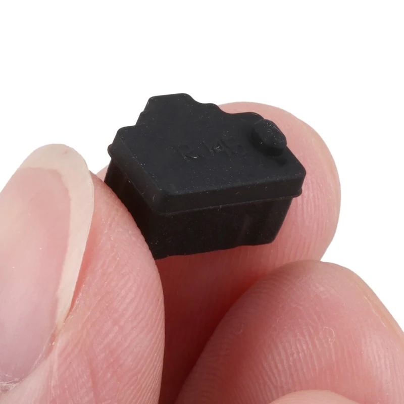 Ethernet концентратор порт RJ45 анти защитная крышка от пыли протектор разъем 10 шт черный