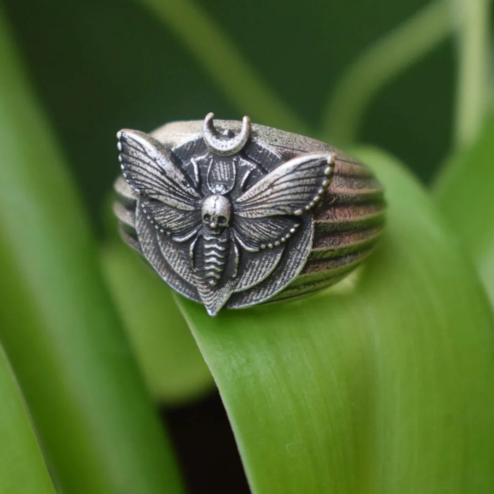 Death'S Head Hawkmoth Moth кольцо Рождественский подарок