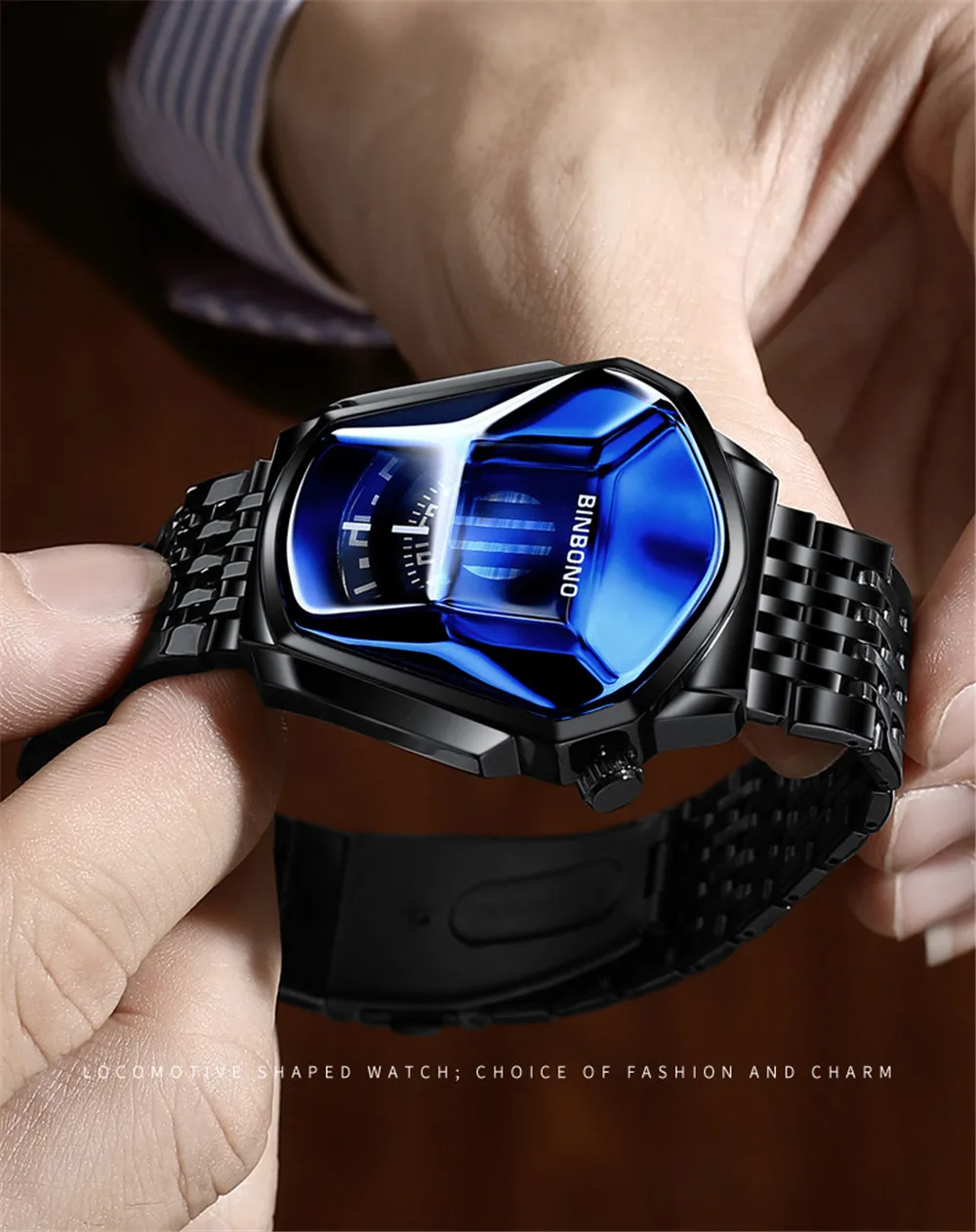 2021 New Design Top Brand Luxury Men Sport Waterproof Watch 3D Glass Quartz Watches Man Clock Wristwatch Casual Chronograph
