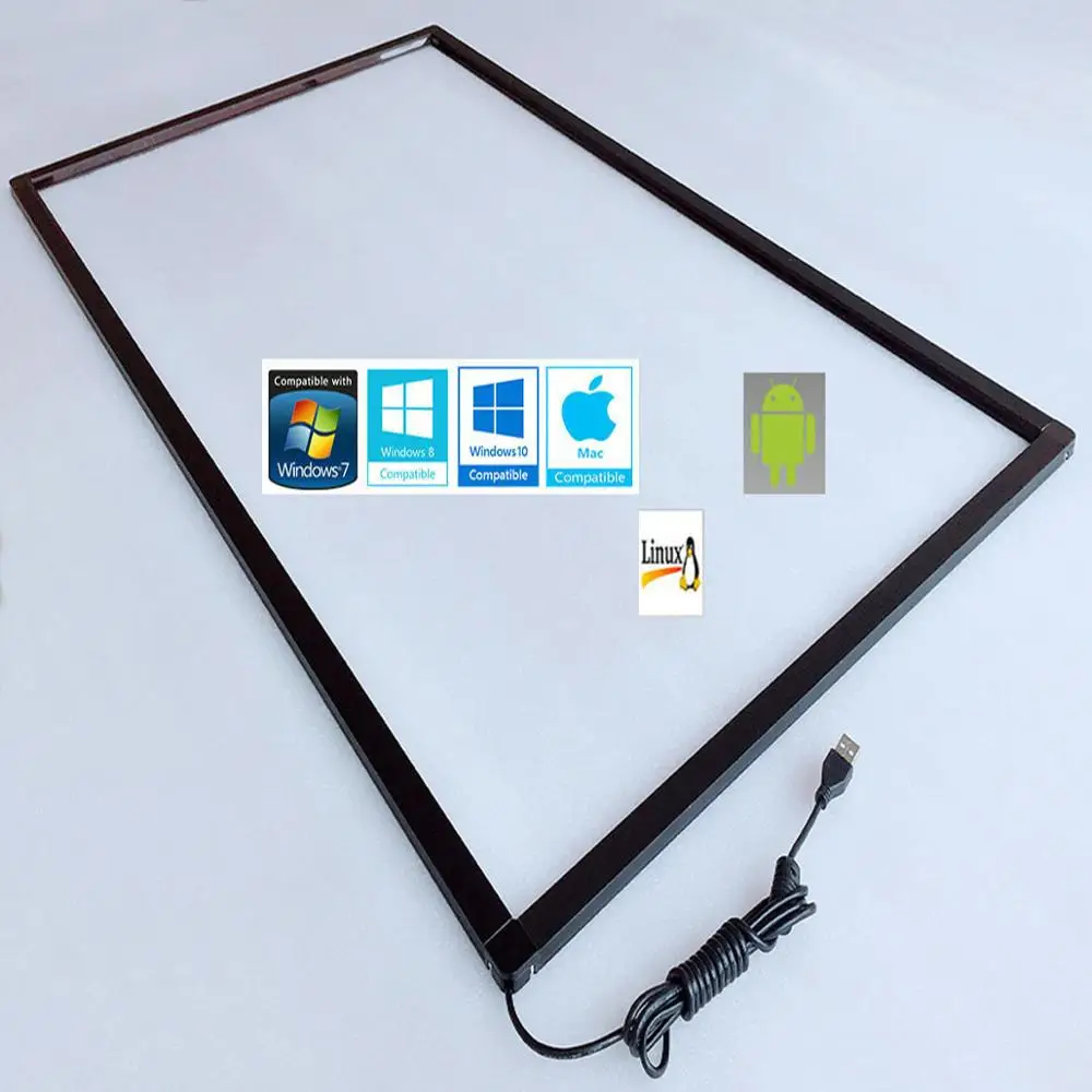 

Сенсорный экран Xintai 15,6 дюйма, соотношение сторон 16:9, ИК сенсорный экран на 10 точек, инфракрасная Сенсорная панель со стеклом Plug & Play