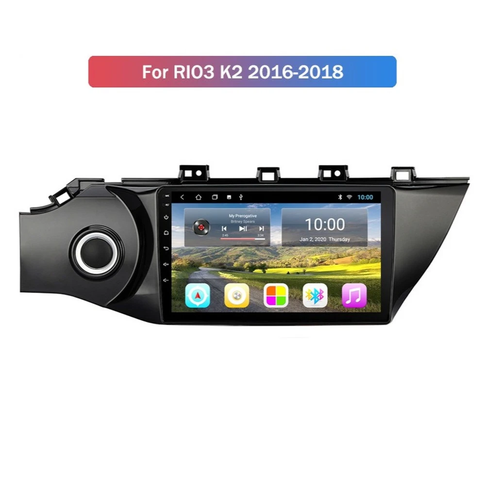 Автомобильный радиоплеер 6G + 128G Android 10 0 для KIA K2 2016-2018 GPS-навигатор с Wi-Fi 4G AHD DSP IPS CARPLAY