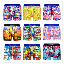 Новое поступление топы бренд calvn pull пляжное нижнее белье мужские боксеры шорты сексуальные Фламинго взрослые трусы быстросохнущие s m l xl