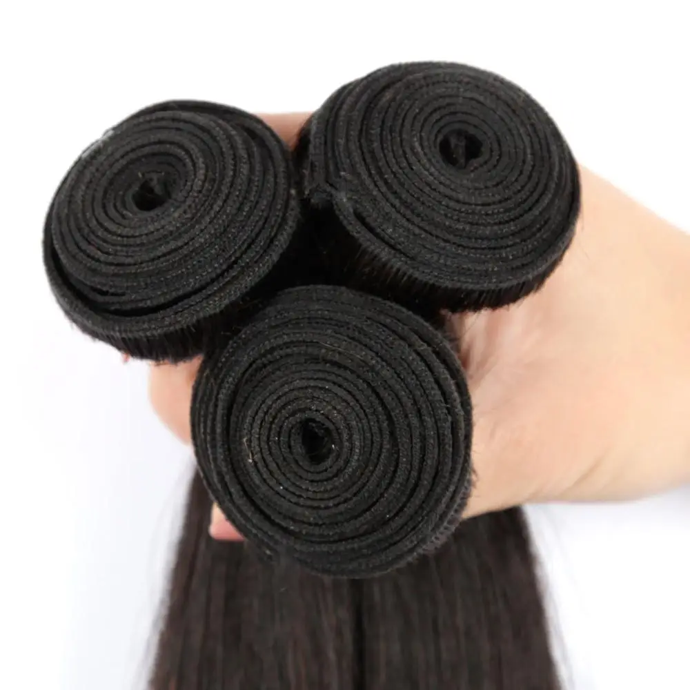 MIHAIR прямые волосы человеческие волосы плетение пучки малазийские волосы с однонаправленной кутикулой пряди человеческих волос для наращивания натуральный черный Цвет 8-30 дюймов