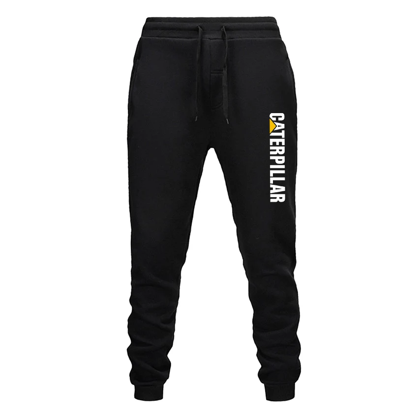 

New Caterpillar tractor men's fashion harem pants men's fitness sweat-absorbent sweatpants printed logo elastic loose pants