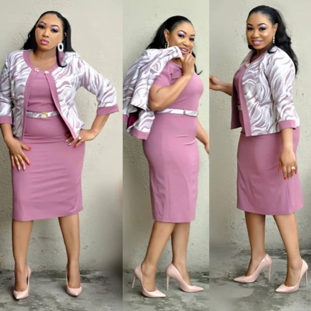 

New african dresses for women 2019 africaine vetement femme bazin 2 set dress festa super quality dress designer plus size