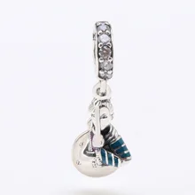 

DoDoFly Beads S925 Silver Mulan Charm Ornaments In Ancient China Fit Original Beads Charms