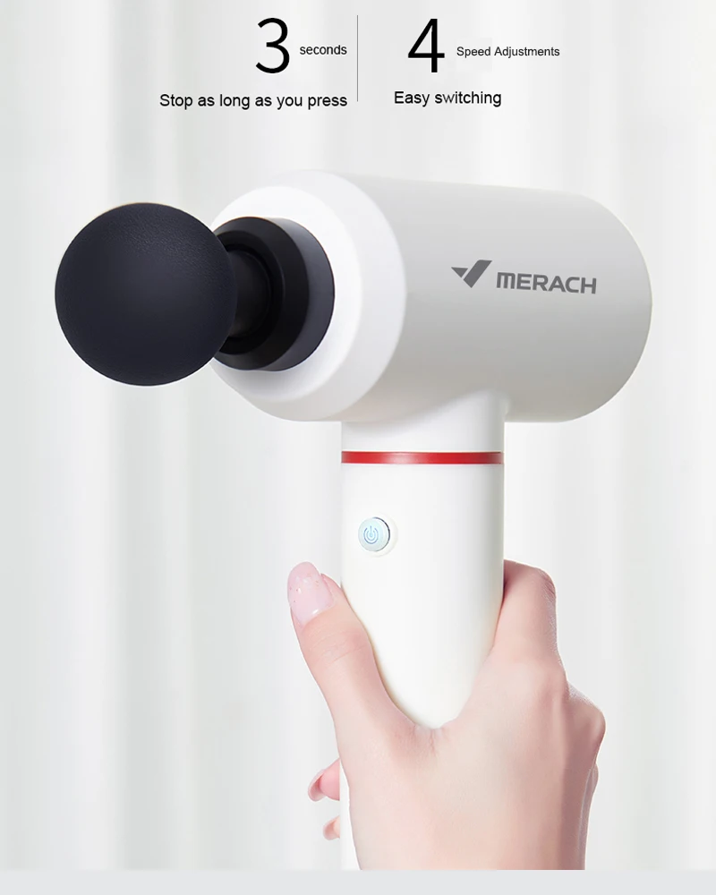 Commercial Use Gym Equipment Massage Gun Rechargeable Battery Body Relax Fascia Muscle 3200 R/Min With Nice Package |