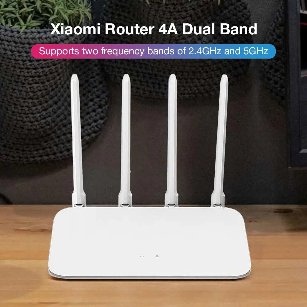 

Original Xiaomi Router 4A 2.4GHz 5GHz Dual Band AC1200 High Gain 4 Antenna WiFi Repeater Network Extender For Home Office