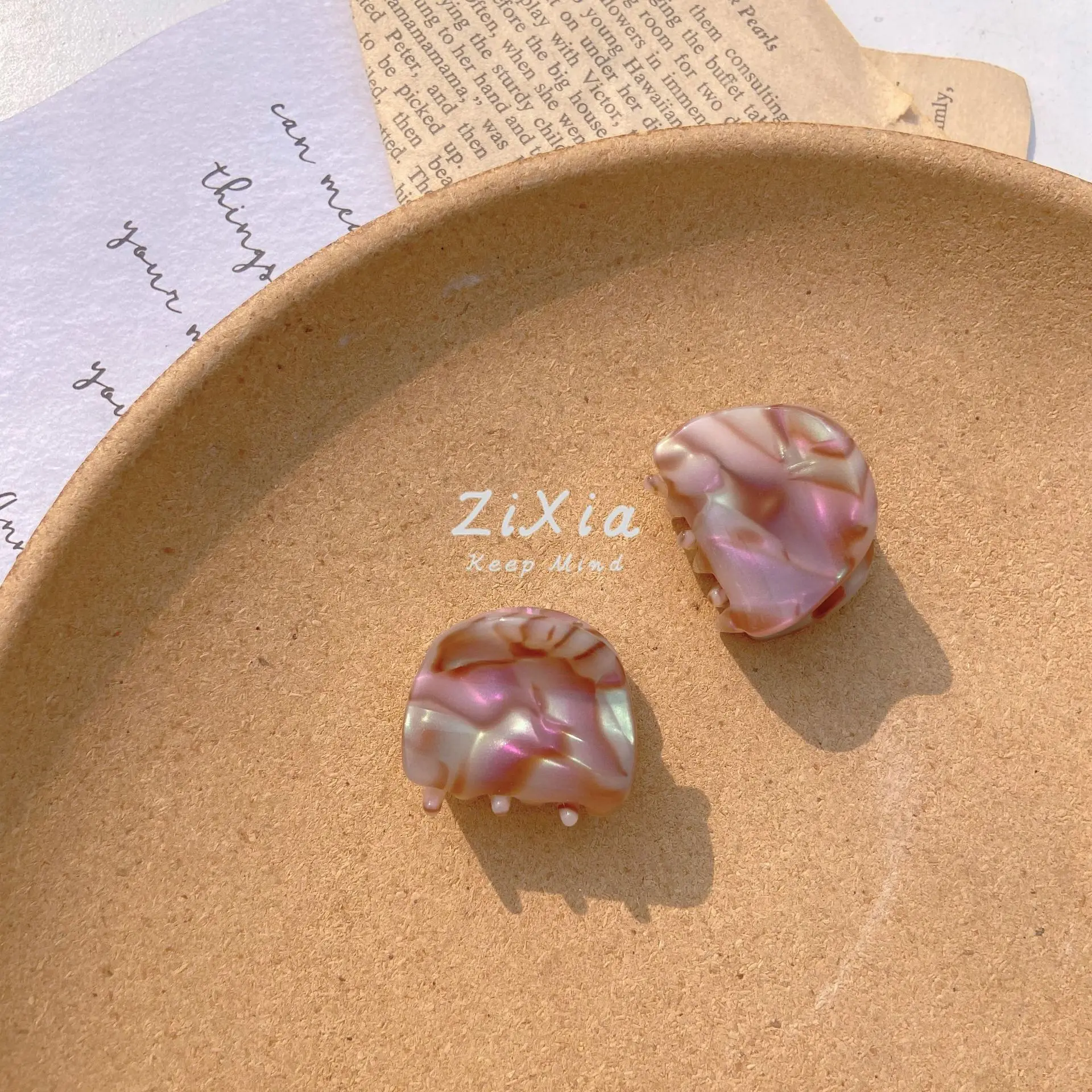 10abalone purple1pcs