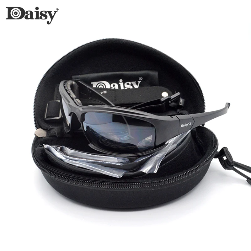 

Windproof Daisy Polarized Sun glasses 4 pairs lens Men Brand Design cycling Glasses For Women UV400 Summer Shades Eyewear