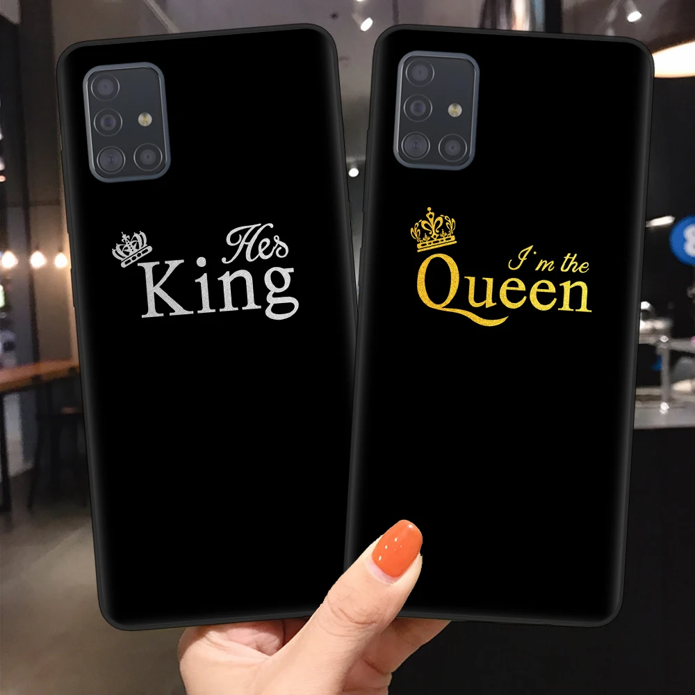 Чехол для телефона Cuxury Crown силиконовый чехол Samsung A51 A71 A10 A20 A30 A40 A50 A70 A7 A9 A6 Plus 2018 с