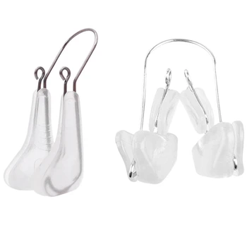 

1x ic Silicone Nose Bridge Reshaper Clips Nose Up Reducer Clip Clear & 1 Pc Silicone Nose Shaper Lifting Clip