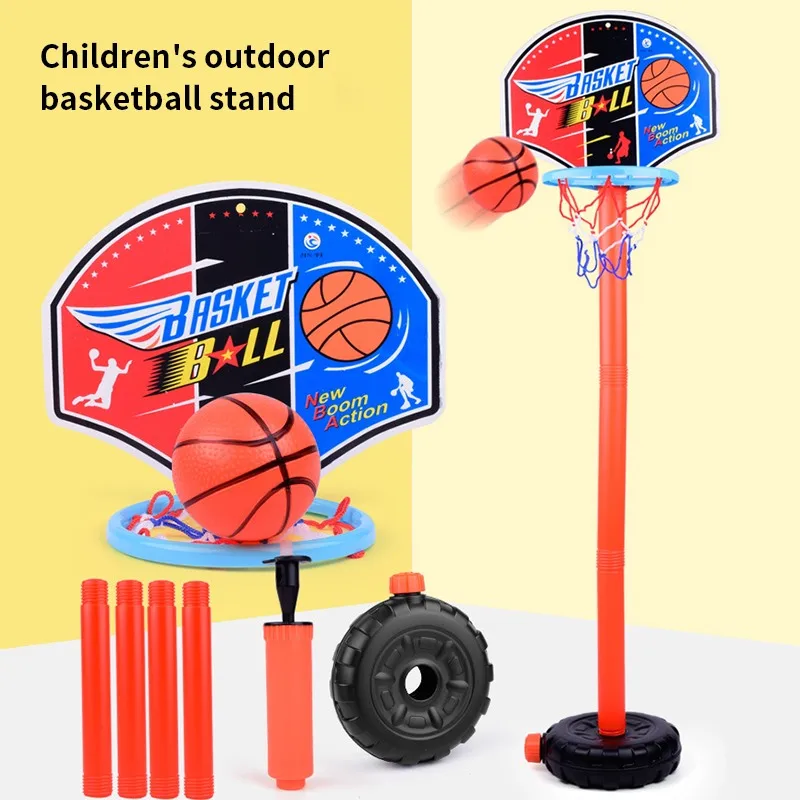 Kids Mini Adjustable Basketball Indoor Outdoor Play Net Hoop Set Sport Gift SU 