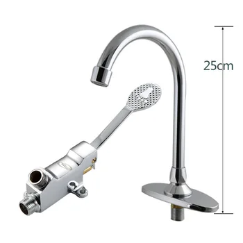 

Faucet Foot Pedal Valve Automatic Cold Water Tap Floor Foot Pedal Control