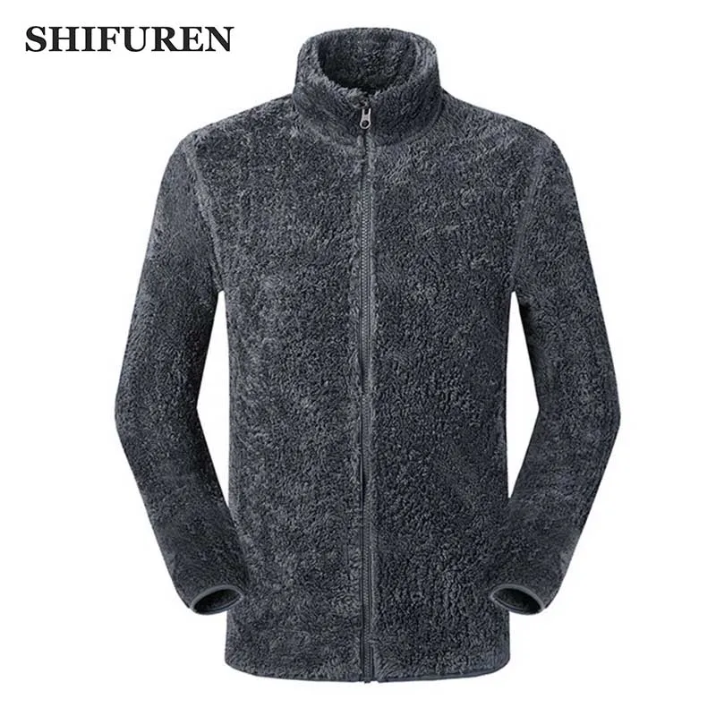 Куртка SHIFUREN мужская с длинным рукавом тактическая теплая уличная флисовая