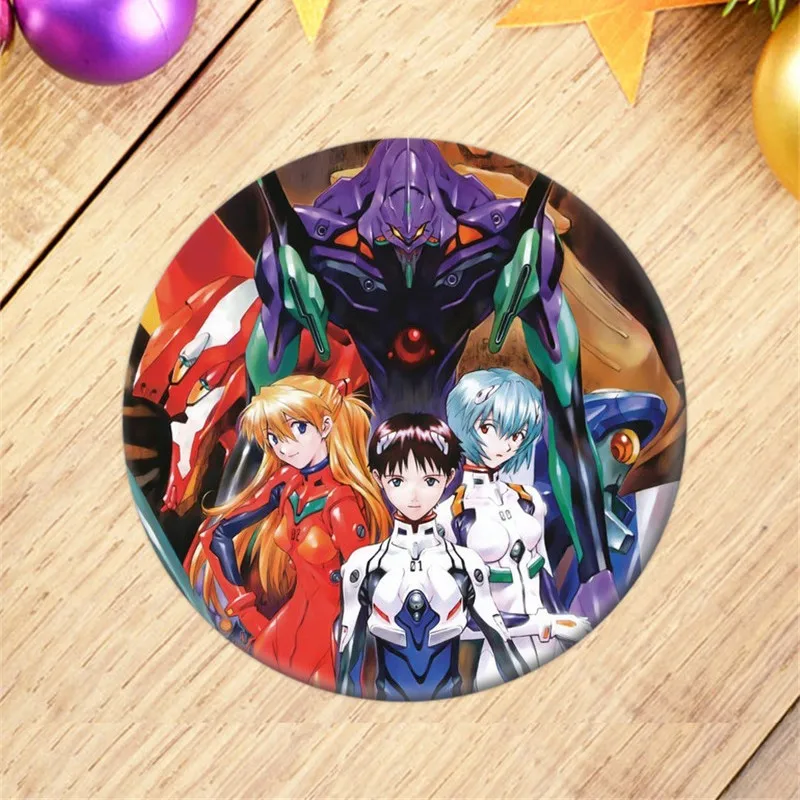 EVA Anime Badge Ikari Rei Shinji Asuka Nagisa Ayanami Kaworu Brooch Pin Backpack Decoration Children's gift elvira costume Cosplay Costumes