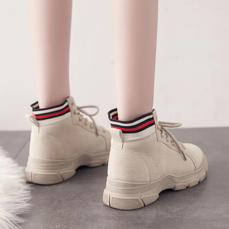 

Plus Velvet Martin Boots Women's 2019 Winter New Style Korean-style Students Short Boots Women's Versatile Warm Cotton-padded Sh