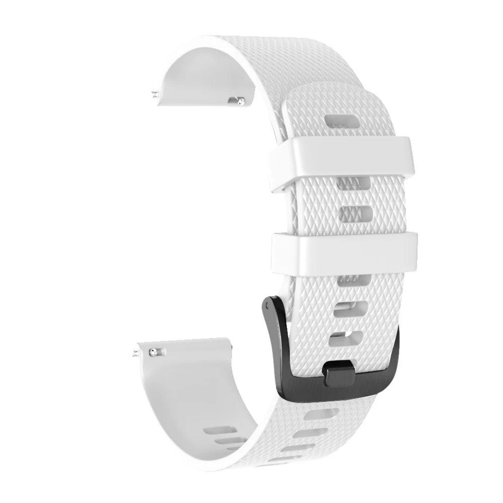 

20mm Fashion Adjustable Rhombus Grain Silicone Replacement Watchband Wrist Watch Strap reloj hombre zegarek damski New Hot Sale