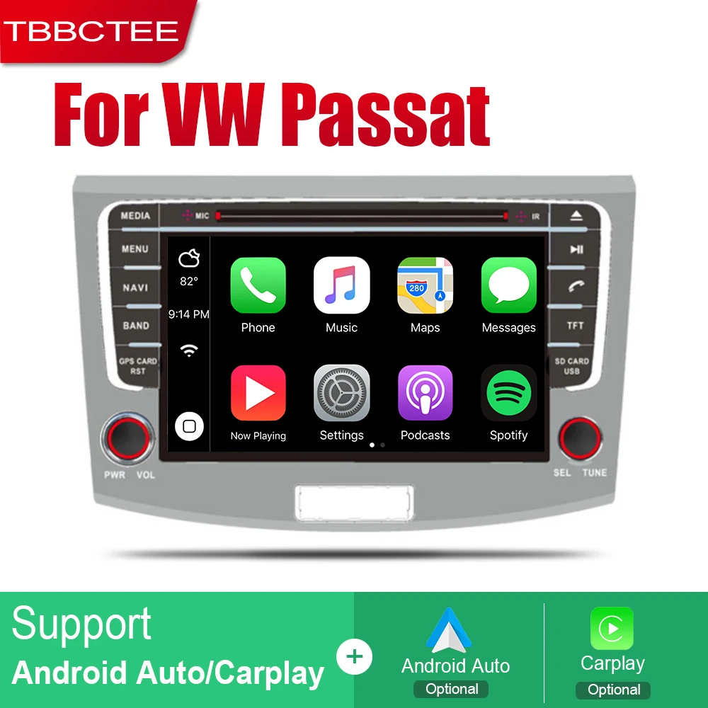 Excellent TBBCTEE Auto DVD Player GPS Navigation For Volkswagen VW Passat B6 B7 CC Magotan 2011~2015 Car Android Multimedia System Screen 4