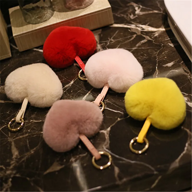 Лидер продаж цветной брелок для ключей в виде женской сумки бархатный форме