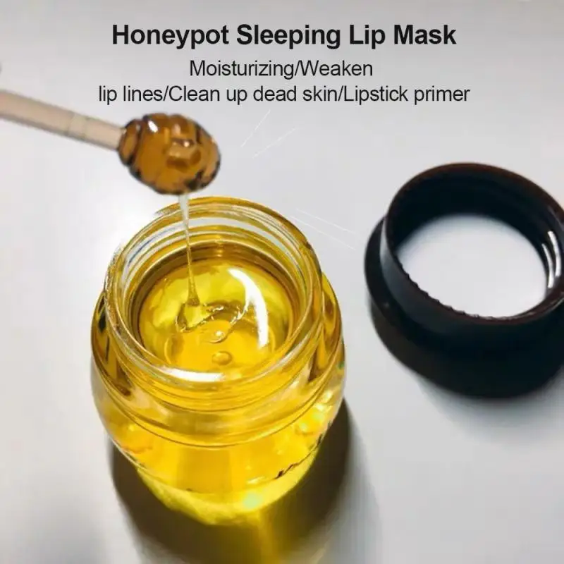 1 Pcs Lip Balm Propolis Moisturizing Lip Mask Nourishing Anti-wrinkle Lip Care Anti-cracking Unisex Lip Mask Honey Lip Mask Care