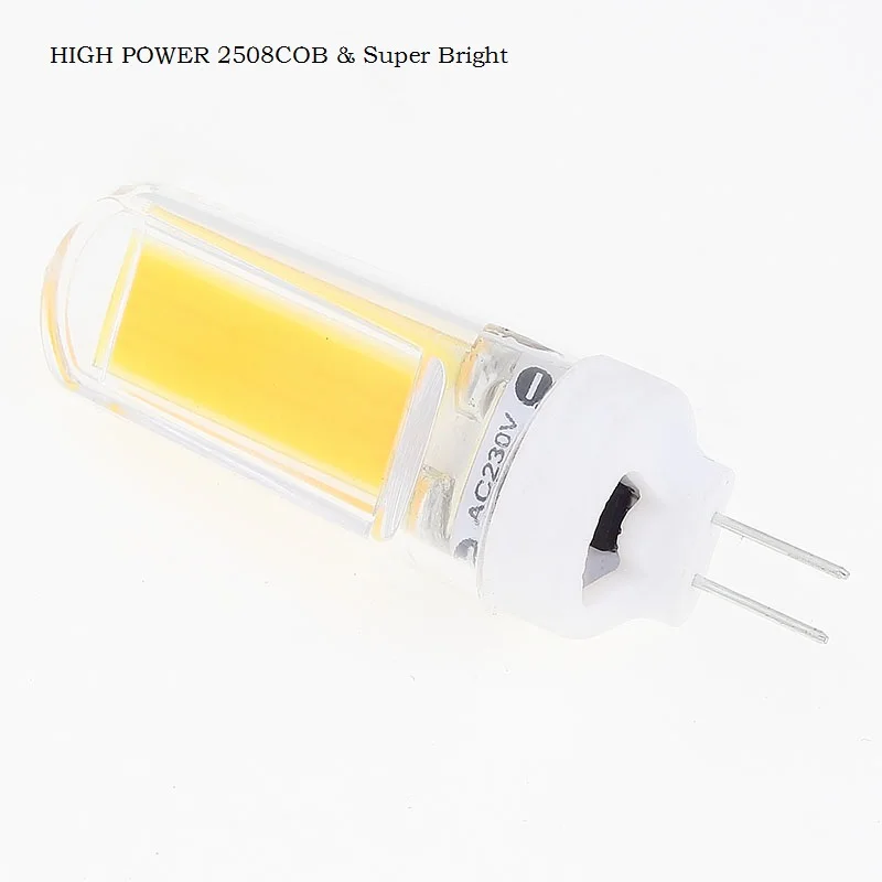 melon Pind hjul G4 Led 5w Dimmable 2508cob Smd Light 450lm High Power 4w 220v 230v Home  Voltage The Halogen Spotlight Capsule Proection 5pcs/lot - Led Bulbs &  Tubes - AliExpress