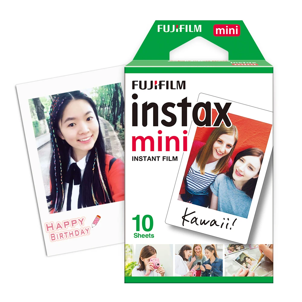 

Fujifilm Instax Mini 10 Sheets White Film Photo Paper Snapshot Album Instant Print for Fujifilm Instax Mini 7s/8/25/90/9