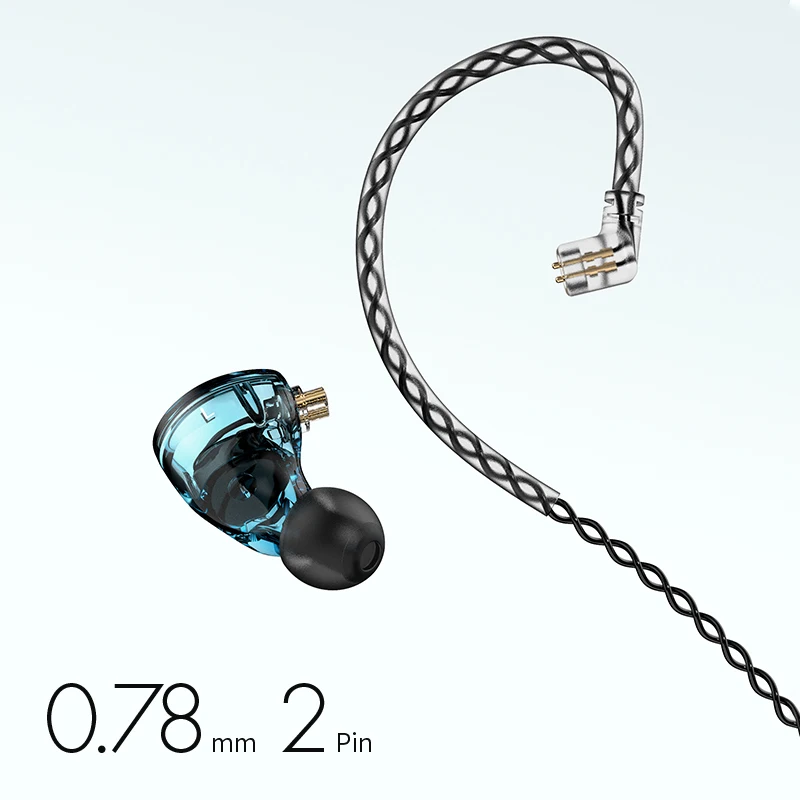 NF Audio NM2 Earphone Double Cavity Dynamic Driver Earphone With 0.78mm 2Pin Headphone Cable