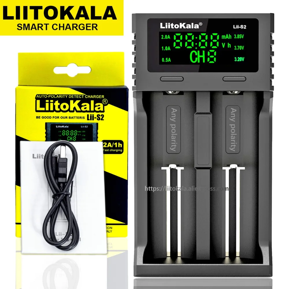 2020 Liitokala Lii S1 S2 S4 500 PD4 для 21700 26650 AA AAA 18650|charger battery|18650 charger battery18650 |